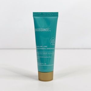 NEW Biossance Squalane + Zinc SPF 30 Sheer Mineral Sunscreen Mini Size